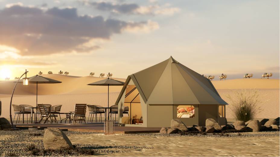 乌兰察布露营酒店帐篷厂家